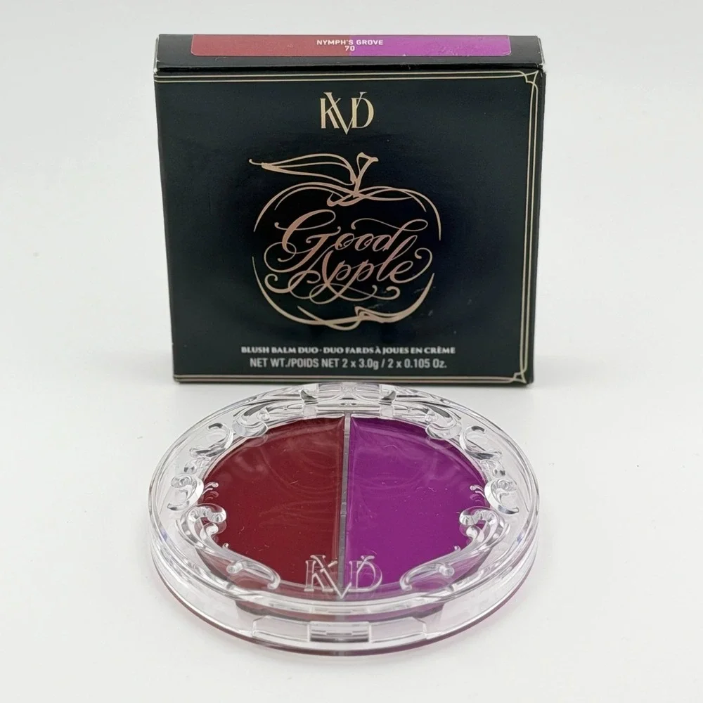 Kat Von D KVD Good Apple Blush Balm Duo Nymph's Grove 70 Cryptic & Mythic Apple